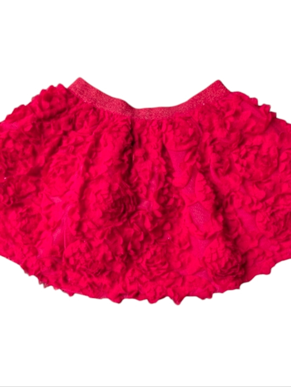 👉10/10$ Place Red Textured Skater Skirt